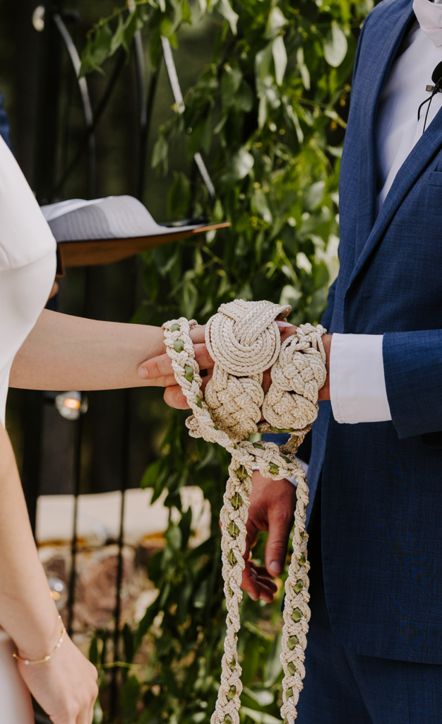 Ceremony tradition of tying the knot